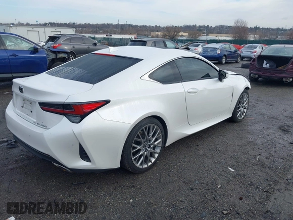 2021 Lexus RC 300 z VIN JTHD85EC7M5006203, wystawiony jako IAAI lot #41833919 z przebiegiem 76 767 mil mil oraz . Historia ofert i sprzedaży dostępna na DreamBid. Obrazek 4.