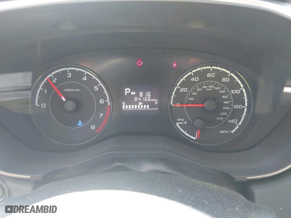 2019 Subaru Impreza Premium with VIN 4S3GKAC65K3610248, listed as a IAAI auction lot 41674314 with 84,166 mi miles. Bid and sale history available at carsss.com. Image 7.