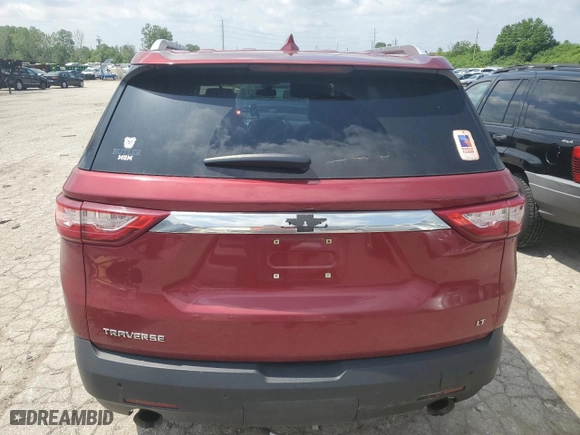 2018 Chevrolet Traverse LT Leather with VIN 1GNERHKW0JJ126406, listed as a Copart auction lot 55109144 with 156,430 mi miles and Salvage Title. Bid and sale history available at carsss.com. Image 6.