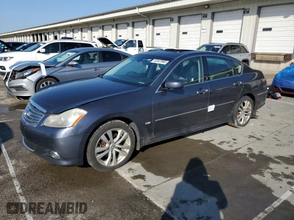 2008 Infiniti M with VIN JNKAY01F68M652818, listed as a Copart auction lot 52622965 with Not provided miles and Salvage title. Bid and sale history available at DreamBid. Image 1.
