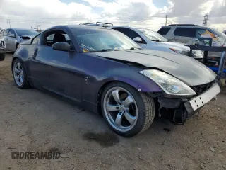 2006 Nissan 350Z Touring z VIN JN1AZ34D16M330498, wystawiony jako Copart lot #55139485 z przebiegiem 163 652 mil mil oraz Szkoda całkowita • Salvage title. Historia ofert i sprzedaży dostępna na DreamBid. Obrazek 4.