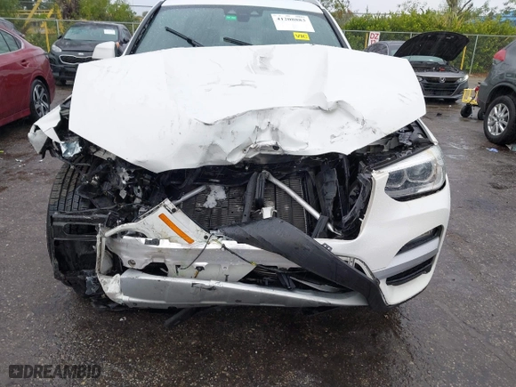 2020 BMW X3 sDrive30i with VIN 5UXTY3C04L9C53343, listed as a IAAI auction lot 41208883 with 1 mi miles. Bid and sale history available at carsss.com. Image 6.