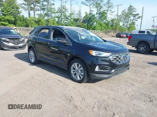 2022 Ford Edge Titanium with VIN 2FMPK4K99NBA45354, listed as a IAAI auction lot 42187761 with 75,458 mi miles and . Bid and sale history available at DreamBid. Image 1.
