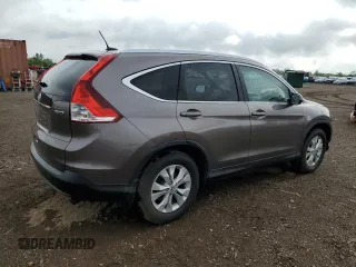 2012 Honda CR-V EX-L with VIN 5J6RM4H73CL048416, listed as a Copart auction lot 61410265 with 107,160 mi miles and Salvage title. Bid and sale history available at DreamBid. Image 3.