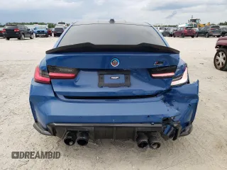 2023 BMW M3 Competition xDrive with VIN WBS43AY07PFP17918, listed as a Copart auction lot 58379405 with 11,581 mi miles and Salvage title. Bid and sale history available at DreamBid. Image 6.