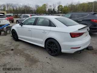 2017 Audi A3 Sedan Premium Plus with VIN WAUJ8GFF2H1007312, listed as a Copart auction lot 53650155 with 92,920 mi miles and Salvage Title. Bid and sale history available at carsss.com. Image 2.