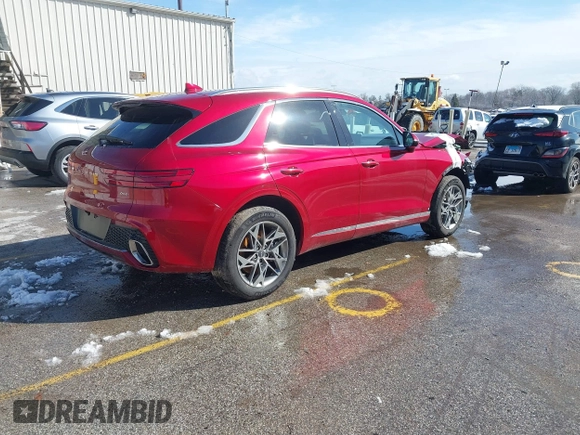 2025 Genesis GV70 2.5T with VIN 5NMMADTB5SH021934, listed as a IAAI auction lot 41784283 with 5,920 mi miles and . Bid and sale history available at DreamBid. Image 4.