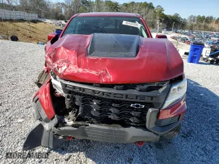 2021 Chevrolet Colorado 4WD ZR2 with VIN 1GCGTEEN5M1162195, listed as a Copart auction lot 46442995 with 40,692 mi miles and Salvage Title. Bid and sale history available at carsss.com. Image 5.