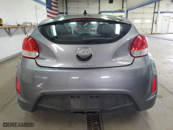 2016 Hyundai Veloster with VIN KMHTC6AD2GU254414, listed as a Copart auction lot 46653745 with 65,830 mi miles and Salvage Title. Bid and sale history available at carsss.com. Image 6.