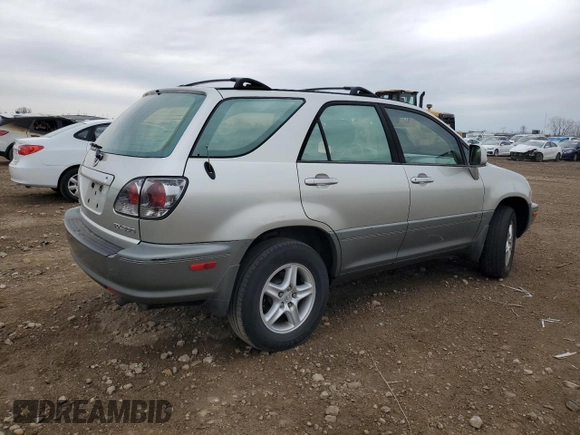 2003 Lexus RX 300 z VIN JTJHF10U330300482, wystawiony jako Copart lot #53716065 z przebiegiem 170 099 mil mil oraz Szkoda całkowita • Salvage title. Historia ofert i sprzedaży dostępna na DreamBid. Obrazek 3.