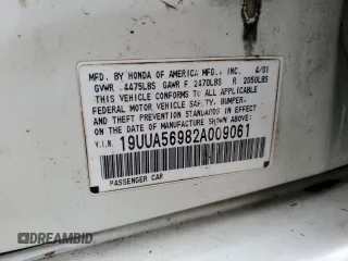 2002 Acura TL Type S w/Navigation with VIN 19UUA56982A009061, listed as a Copart auction lot 73664314 with 0 mi miles and Salvage Title. Bid and sale history available at carsss.com. Image 13.
