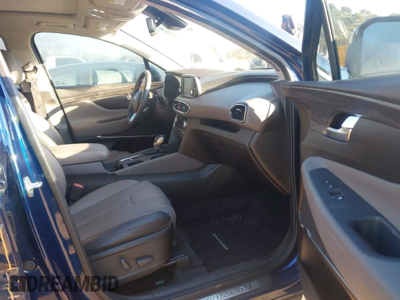2019 Hyundai Santa Fe Ultimate with VIN 5NMS53AA5KH093555, listed as a IAAI auction lot 41665711 with 72,598 mi miles. Bid and sale history available at carsss.com. Image 5.