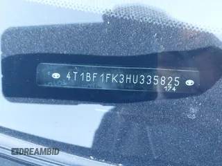 2017 Toyota Camry XLE with VIN 4T1BF1FK3HU335825, listed as a IAAI auction lot 41281060 with 301,204 mi miles and . Bid and sale history available at DreamBid. Image 17.