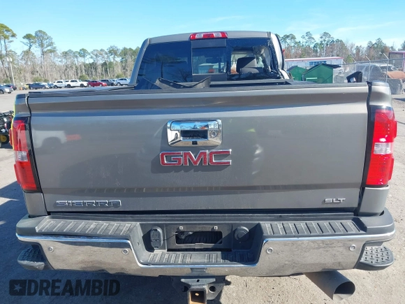 2017 GMC Sierra 2500HD SLT with VIN 1GT12TEY1HF165837, listed as a IAAI auction lot 41230286 with 167,824 mi miles. Bid and sale history available at carsss.com. Image 16.