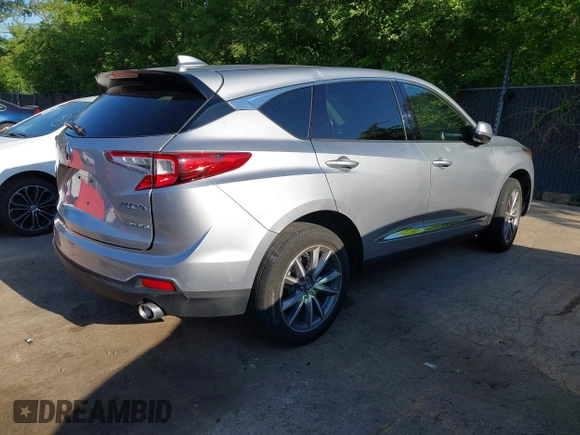 2020 Acura RDX Technology with VIN 5J8TC2H5XLL017439, listed as a IAAI auction lot 42243172 with 55,388 mi miles and . Bid and sale history available at DreamBid. Image 4.