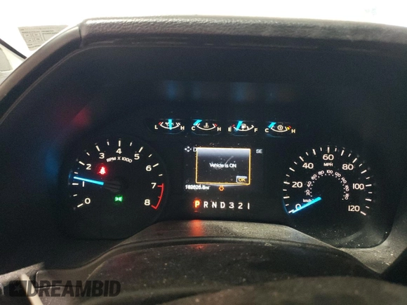 2017 Ford F-150 XL with VIN 1FTEX1C84HKD20060, listed as a Copart auction lot 57090655 with 182,626 mi miles and Clean title. Bid and sale history available at DreamBid. Image 9.