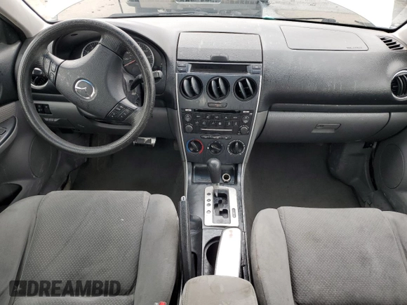 2006 Mazda 6 i with VIN 1YVFP80CX65M55409, listed as a Copart auction lot 76844234 with 143,238 mi miles and Salvage Title. Bid and sale history available at carsss.com. Image 8.