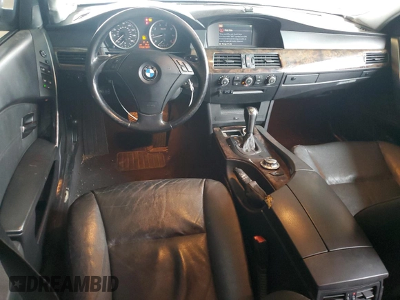 2004 BMW 5 Series 530i with VIN WBANA73504B059236, listed as a Copart auction lot 47633475 with 211,366 mi miles and Salvage Title. Bid and sale history available at DreamBid. Image 8.