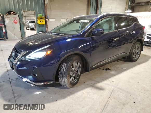 2024 Nissan Murano Platinum with VIN 5N1AZ2DS2RC122111, listed as a Copart auction lot 44069135 with 8,071 mi miles and Salvage Title. Bid and sale history available at DreamBid. Image 1.