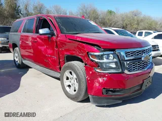 2015 Chevrolet Suburban LT with VIN 1GNSKJKC5FR517175, listed as a IAAI auction lot 41844501 with 153,495 mi miles. Bid and sale history available at carsss.com. Image 1.