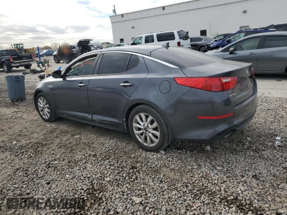 2015 Kia Optima LX with VIN KNAGM4A70F5631149, listed as a Copart auction lot 84348194 with 131,071 mi miles and Salvage Title. Bid and sale history available at carsss.com. Image 2.