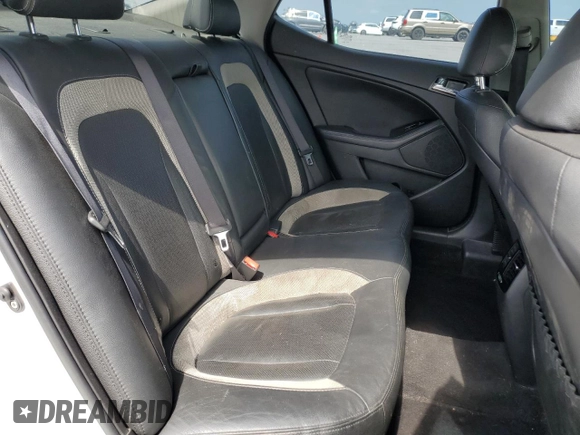 2011 Kia Optima SX z VIN KNAGR4A65B5166161, wystawiony jako Copart lot #56749455 z przebiegiem 213 574 mil mil oraz Szkoda całkowita • Salvage title. Historia ofert i sprzedaży dostępna na DreamBid. Obrazek 10.