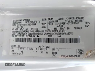2014 Ford Econoline Cargo Commercial with VIN 1FTSE3EL0EDA04144, listed as a IAAI auction lot 41833930 with 159,405 mi miles. Bid and sale history available at carsss.com. Image 9.