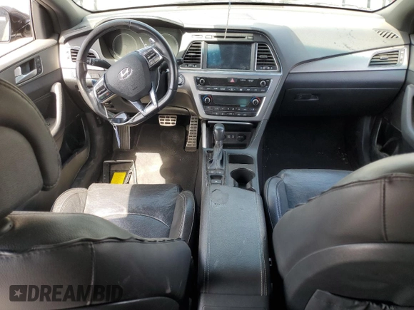 2015 Hyundai Sonata Sport with VIN 5NPE34AB5FH259115, listed as a Copart auction lot 50923435 with 115,160 mi miles and Salvage Title. Bid and sale history available at carsss.com. Image 8.