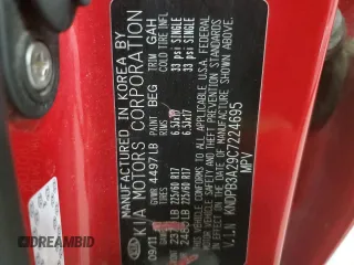 2012 Kia Sportage LX with VIN KNDPB3A29C7224695, listed as a Copart auction lot 53235665 with Not provided miles and Salvage title. Bid and sale history available at DreamBid. Image 13.