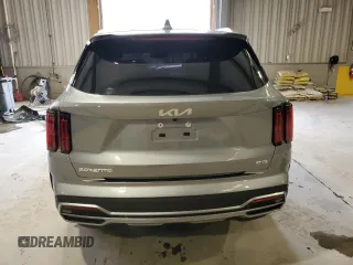 2023 Kia Sorento SX Prestige z VIN KNDRKDLG0P5223931, wystawiony jako Copart lot #54224625 z przebiegiem 27 047 mil mil oraz Szkody całkowita. Historia ofert i sprzedaży dostępna na DreamBid. Obrazek 6.