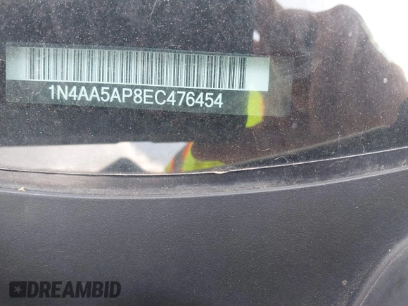 2014 Nissan Maxima SV z VIN 1N4AA5AP8EC476454, wystawiony jako IAAI lot #41946481 z przebiegiem 197 221 mil mil oraz . Historia ofert i sprzedaży dostępna na DreamBid. Obrazek 9.