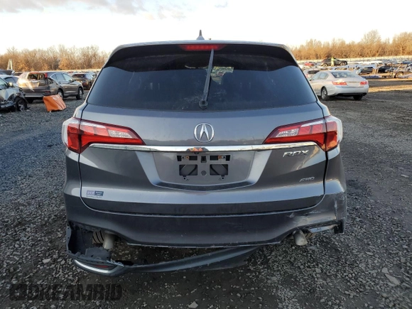 2017 Acura RDX w/Technology Pkg with VIN 5J8TB4H55HL006127, listed as a Copart auction lot 47921705 with 81,257 mi miles and Salvage Title. Bid and sale history available at carsss.com. Image 6.