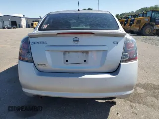 2011 Nissan Sentra SR with VIN 3N1AB6AP7BL669971, listed as a Copart auction lot 61671925 with 108,538 mi miles and Salvage title. Bid and sale history available at DreamBid. Image 6.