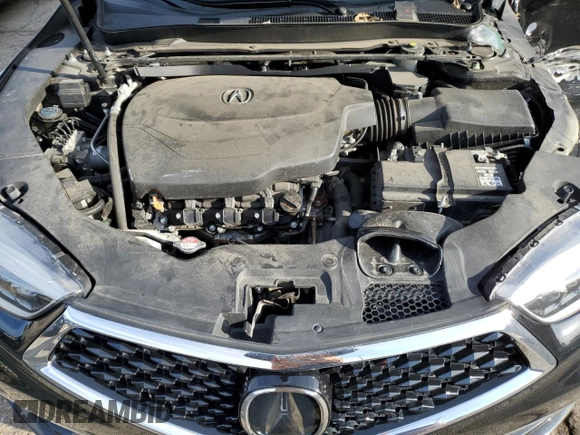 2019 Acura TLX Advance with VIN 19UUB2F89KA006687, listed as a Copart auction lot 82610554 with 41,345 mi miles and Salvage title. Bid and sale history available at DreamBid. Image 11.