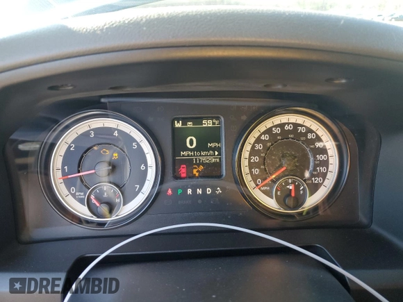 2017 Ram 1500 Tradesman with VIN 1C6RR6FT7HS512363, listed as a Copart auction lot 86315194 with 117,529 mi miles and Salvage title. Bid and sale history available at DreamBid. Image 9.