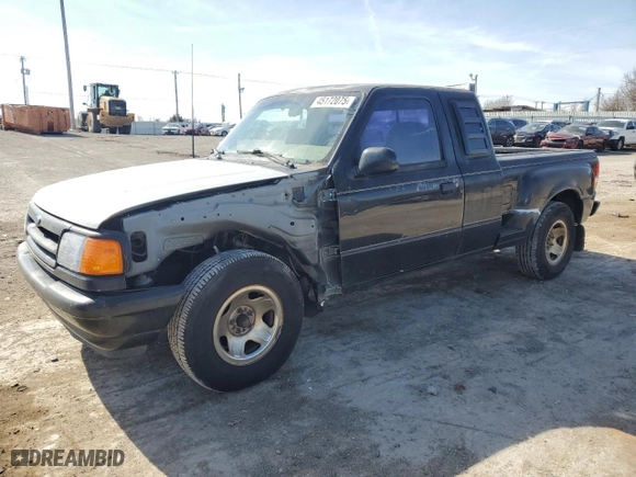 1994 Ford Ranger Splash with VIN 1FTCR14X1RPB35380, listed as a Copart auction lot 45172075 with 203,428 mi miles and Salvage Title. Bid and sale history available at carsss.com. Image 1.