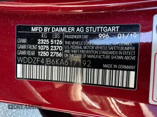 2019 Mercedes-Benz E 300 with VIN WDDZF4JB6KA617192, listed as a Copart auction lot 56925515 with 73,411 mi miles and Clean Title. Bid and sale history available at DreamBid. Image 10.