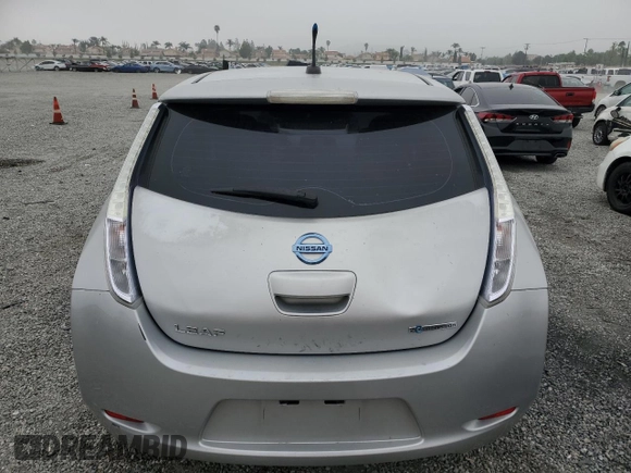 2012 Nissan LEAF SL with VIN JN1AZ0CP8CT016245, listed as a Copart auction lot 53084645 with 67,310 mi miles and Clean Title. Bid and sale history available at DreamBid. Image 6.