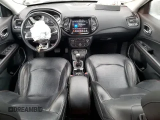 2020 Jeep Compass Limited with VIN 3C4NJDCB1LT111686, listed as a Copart auction lot 53368705 with 96,856 mi miles and Salvage Title. Bid and sale history available at carsss.com. Image 8.