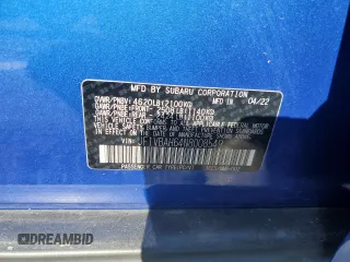 2022 Subaru WRX Premium with VIN JF1VBAH64N8008549, listed as a Copart auction lot 66389364 with 25,162 mi miles and Salvage Title. Bid and sale history available at carsss.com. Image 12.
