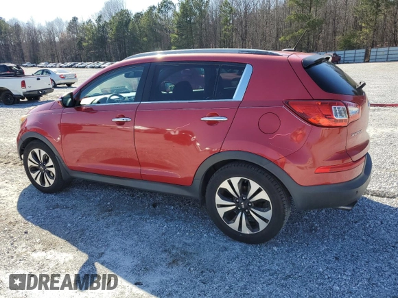 2011 Kia Sportage SX with VIN KNDPC3A64B7120176, listed as a Copart auction lot 48480145 with 208,933 mi miles and Salvage title. Bid and sale history available at DreamBid. Image 2.