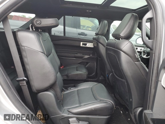 2020 Ford Explorer ST with VIN 1FM5K8GC7LGD16792, listed as a Copart auction lot 53355285 with 47,263 mi miles and Salvage Title. Bid and sale history available at DreamBid. Image 11.