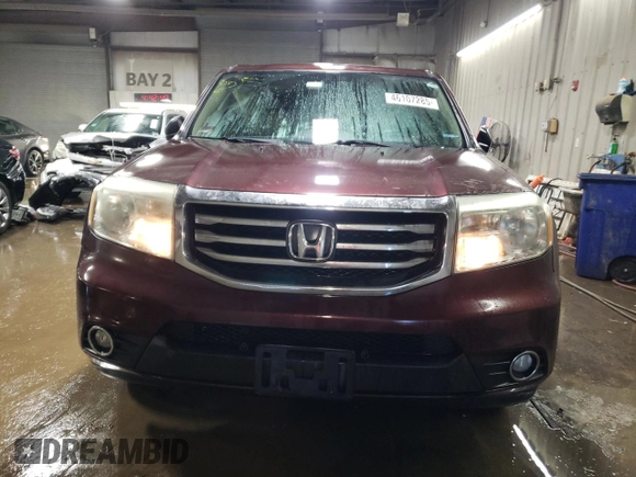 2013 Honda Pilot EX-L with VIN 5FNYF4H5XDB042630, listed as a Copart auction lot 46107285 with 178,504 mi miles and Salvage Title. Bid and sale history available at carsss.com. Image 5.