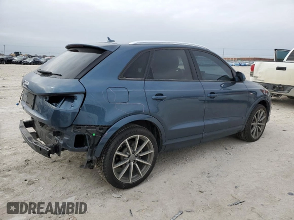2018 Audi Q3 Premium with VIN WA1BCCFS5JR008788, listed as a Copart auction lot 46404405 with 42,264 mi miles and Salvage Title. Bid and sale history available at carsss.com. Image 3.