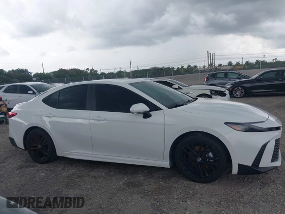 2025 Toyota Camry LE with VIN 4T1DAACK6SU531129, listed as a IAAI auction lot 41969220 with 10,542 mi miles and . Bid and sale history available at DreamBid. Image 13.