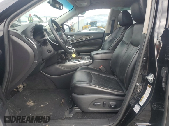 2015 Infiniti QX60 with VIN 5N1AL0MN4FC524689, listed as a Copart auction lot 80736604 with 126,945 mi miles and Salvage Title. Bid and sale history available at DreamBid. Image 7.