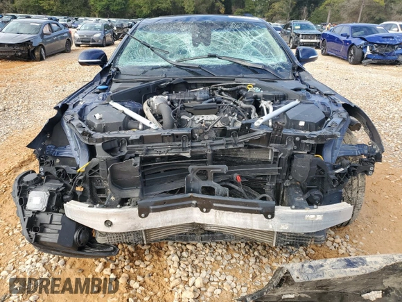 2019 Genesis G90 Premium with VIN KMTF34JA2KU056535, listed as a Copart auction lot 88347195 with Not Provided miles and Salvage Title. Bid and sale history available at DreamBid. Image 5.