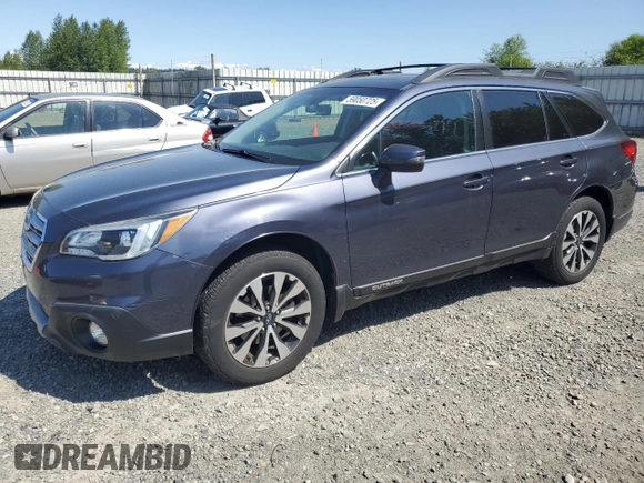 2017 Subaru Outback Limited z VIN 4S4BSANCXH3393653, wystawiony jako Copart lot #59050725 z przebiegiem 114 310 mil mil oraz Szkoda całkowita • Salvage title. Historia ofert i sprzedaży dostępna na DreamBid. Obrazek 1.