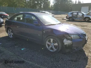 2005 Mazda 3 s with VIN JM1BK323X51302988, listed as a Copart auction lot 48337175 with 257,647 mi miles and Salvage Title. Bid and sale history available at carsss.com. Image 4.