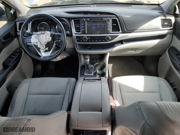 2016 Toyota Highlander LE with VIN 5TDBKRFH4GS285510, listed as a Copart auction lot 48464045 with 106,744 mi miles and Salvage Title. Bid and sale history available at carsss.com. Image 8.